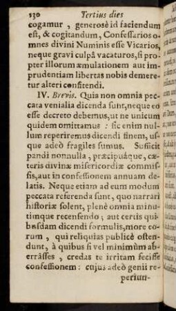 130-140, IV. Brevis. Quia non omnia peccata venialia ...