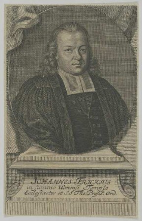 Bildnis des Johannes Frickius