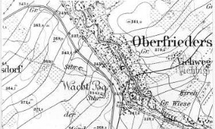 Friedersdorf. Meßtischblatt, Sekt. Neusalza, 1883