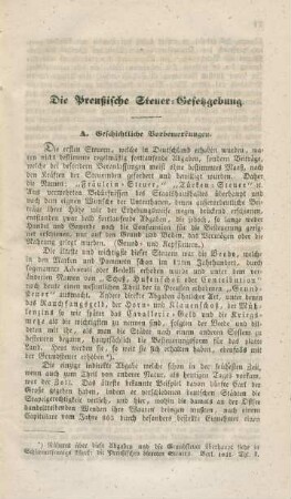 Die Preußische Steuer-Gesetzgebung.