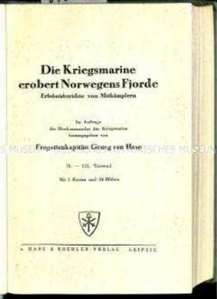 Propagandaschrift über die Kriegsmarine im Norwegenfeldzug