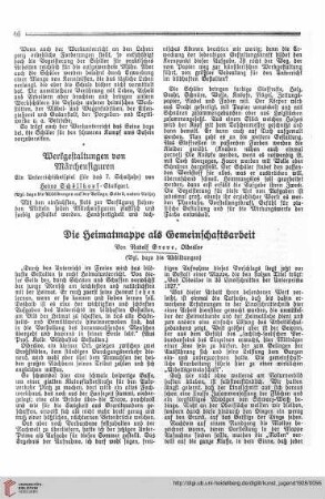 N.F. 8.1928 S. 46-47: Die Heimatmappe als Gemeinschaftsarbeit