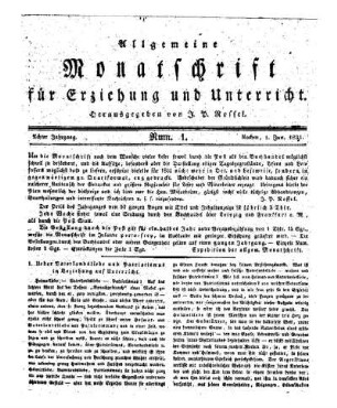 Ueber Vaterlandsliebe und Patriotismus in Beziehung auf Unterricht