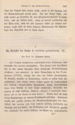 547-596 Der Verfasser des Buches de mortibus persecutorum : III.