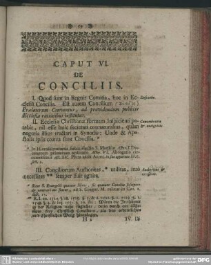 Caput VI. De Conciliis