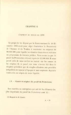 Chapitre II. L'emprunt du Tonkin en 1896