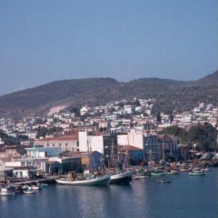 Lesbos, Mytilíni, Hafen und Stadt
