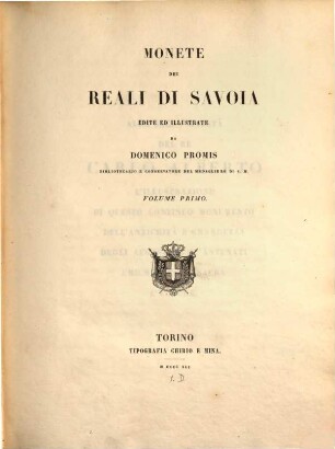 Monete dei Reali di Savoia, 1