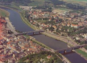 Dresden, Luftaufnahme : Meißen. Luftaufnahme