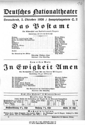 In Ewigkeit Amen