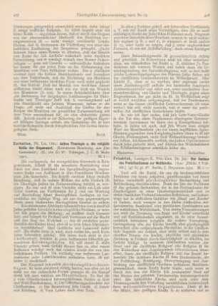408-409 [Rezension] Friedrich, Jul., Der Ausbau des Protestantismus zur Weltkirche
