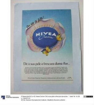 Nivea-Creme "Dê à sua pele a frescura duma flor..."