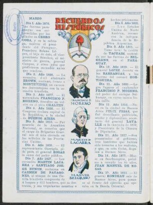 Recuerdos históricos
