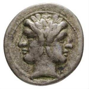 Münze, Didrachme, 225 - 212 v. Chr.