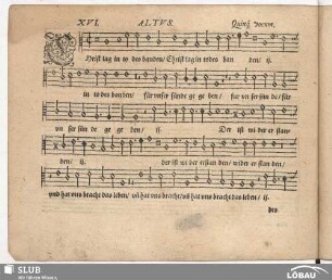 XVI. Christ lag in todes banden