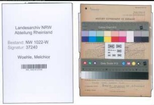 Entnazifizierung Melchior Woehle , geb. 05.10.1893 (Verwaltungsangestellter)