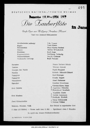 Die Zauberflöte