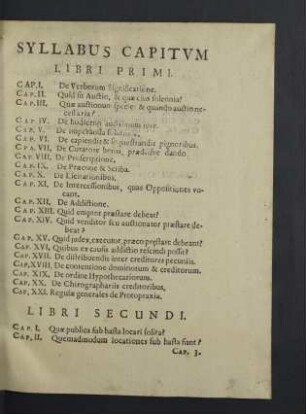 Syllabus capitum