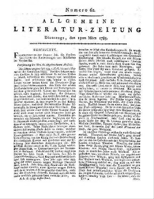 Lessing, G. E.: Vermischte Schriften. T. 3. [Hrsg. von K. G. Lessing]. Berlin: Voß [1784]