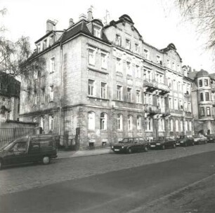 Dresden-Pieschen, Riesaer Straße 20/22. Doppelwohnhaus (um 1905)