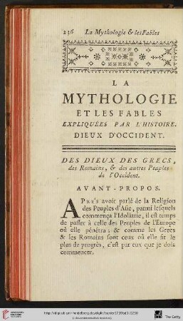 Dieux d’Occident