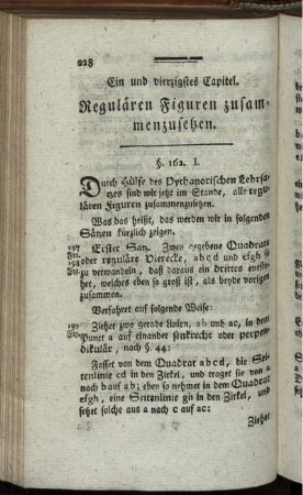 Ein und vierzigstes Kapitel - Acht und vierzigstes Kapitel.