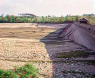 Wasserläufe Freiberg: Dörnthaler Teich, trockengelegt
