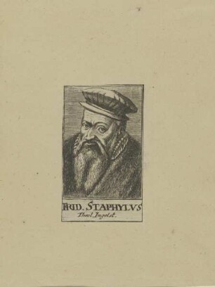 Bildnis des Fridericus Staphylvs