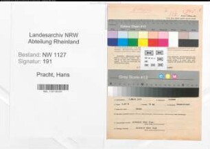Entnazifizierung Hans Pracht , geb. 03.03.1903 (Polizist)