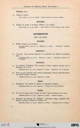 Sourimonos (Nr. 13-38)