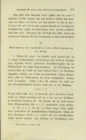 I.3.3. Bestimmung des durchschnittlichen Massengehaltes der Klötze