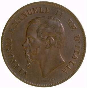 Münze, 5 Centesimi, 1861