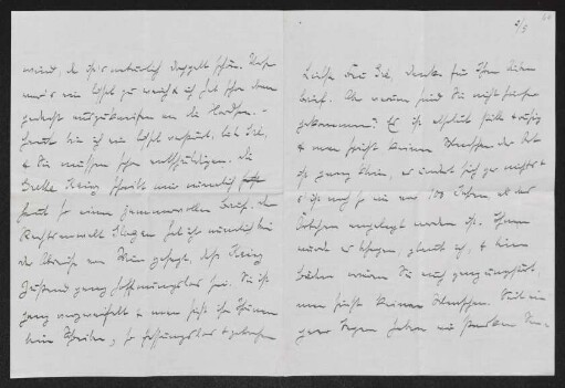Brief von Clara Jonas an Margarete Hauptmann