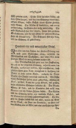 Hundert ein und neunzigster Brief. - Zweyhundertster Brief.