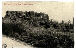 Kriegs-Erinnerungs-Karte: Zonnebeke (zerstörter Hof)