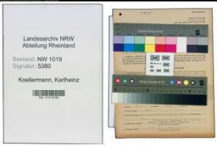 Entnazifizierung Karlheinz Koellermann , geb. 13.08.1908 (Vermessungsrat)