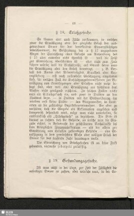 § 18. Erlaßgesuche