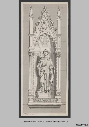 Der Apostel Philippus von Nanni d'Antonio di Banco an der Fassade von Orsanmichele in Florenz