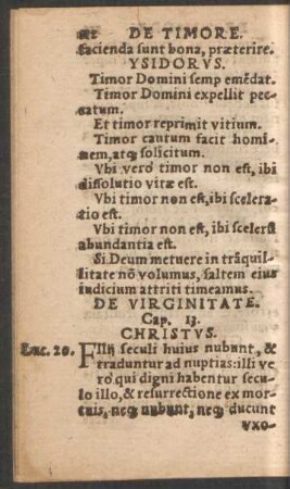 De Virginitate. Cap. 13.