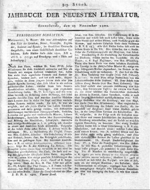 1801-11-28 : 319. Stück