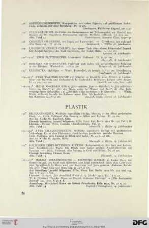 Plastik (Nr. 222-260)