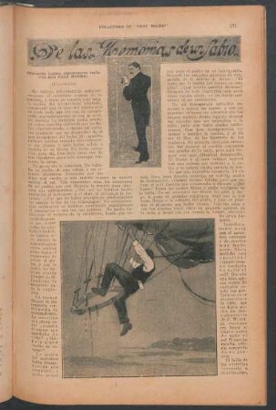 De las memorias de un Sabio : Folletines de "Fray Mocho" - (Conclusión)