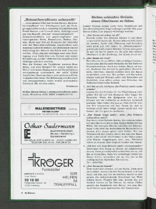 "Heimatbewußtsein unbewußt"