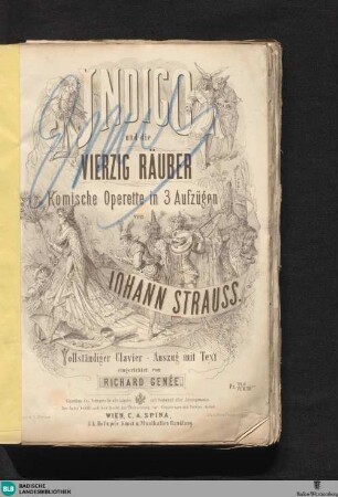 Indigo und die vierzig Räuber : komische Oper in 3 Aufzügen