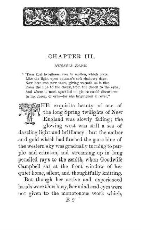 Chapter III. Nurse's Farm.
