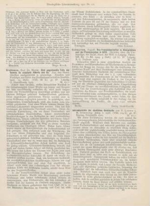 9-10 [Rezension] Grabmann, Martin, Drei ungedruckte Teile der Summa de creaturis Alberts des Gr