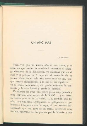 Un año mas