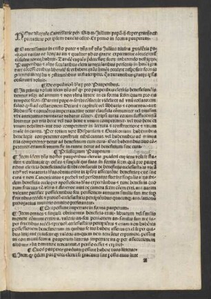 Nove Regule Cancellarie per. S. d. n. Julium papam. ii. super gratiis expectativis per ipsum dandis edite.