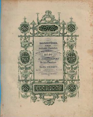 Drei brillante Fantasien über die ausgewählten Motive aus der Oper Bäbu von H. Marschner : op. 540, 2