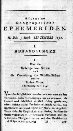 3. Stück September 1798